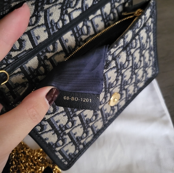 Christian Dior 2-1 30 Montaigne Pouch Oblique Jacquard - Picture 9 of 9